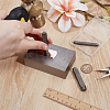 3Pcs 3 Styles Steel Leather Stamps AJEW-BC0008-98B-3