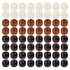 Globleland 400Pcs 4 Colors Wood European Beads WOOD-GL0001-15-1