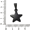 Ion Plating(IP) 304 Stainless Steel Pendants STAS-I135-25B-3