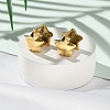 Ion Plating(IP) 304 Stainless Steel Hoop Earrings EJEW-C124-01C-G-2