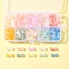 130Pcs 13 Colors Gradient Color Transparent Acrylic Beads OACR-FS0002-04-7