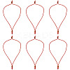 Adjustable Waxed Polyester Cord Necklace Making NJEW-TAC0029-3