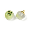 Spray Painted Glass Pendants LAMP-C017-01B-2