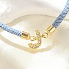 Adjustable Nylon Cord Bracelets BJEW-C096-01G-10-2