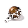Natural Tiger Eye Pendants G-A212-01P-03-3