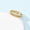 304 Stainless Steel Open Cuff Rings for Women RJEW-K309-11B-G-3