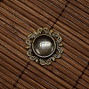 12mm Clear Domed Glass Cabochon Cover for Flower DIY Photo Brass Cabochon Making DIY-X0113-AB-NF-2