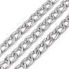 Oval Oxidation Aluminum Curb Chains CHA-K003-07P-4