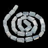 Natural Aquamarine Beads Strands G-M403-B22-4