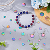 48Pcs 8 Style Ion Plating(IP) 304 Stainless Steel Charms STAS-AR0001-41-5