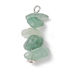 13Pcs Natural Mixed Gemstone Pendants PALLOY-JF02145-02-2