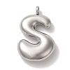 Non-Tarnish 304 Stainless Steel Pendants STAS-M017-08P-20-1
