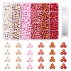 DIY Flat Round with Letter Acrylic Beads Bracelets Making Kits DIY-FS0008-90-1