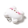 Opaque Resin Pendants X-RESI-G056-01D-3
