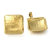 Ion Plating(IP) 304 Stainless Steel Rhombus Stud Earrings EJEW-I312-04G-1