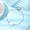 304 Stainless Steel Round Cabochon Setting Bracelets BJEW-JB11090-02-2