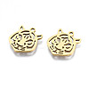 Ion Plating(IP) 201 Stainless Steel Pendants STAS-T044-282G-3