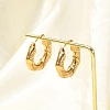 304 Stainless Steel Twist Hoop Earrings EJEW-Q011-02G-5