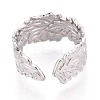 304 Stainless Steel Cuff Rings for Women RJEW-N052-07P-3