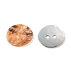 2-Hole Mother of Pearl Buttons SHEL-T012-43E-2