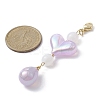 Acrylic Pendant Decorations HJEW-JM01132-3