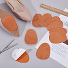 20Pcs Arch Suede Fabric Non-Slip Shoes Pads AJEW-PH0007-57A-4