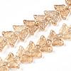 Electroplate Glass Beads Strands EGLA-N012-04E-1