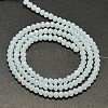 Faceted Rondelle Opalite Beads Strands EGLA-J134-4x3mm-D01-2