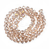 Electroplate Glass Beads Strands EGLA-A034-T8mm-B24-2