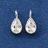 925 Sterling Silver Pave Clear Cubic Zirconia Charms STER-D306-04S-01-2