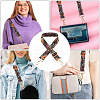 Flower Pattern Nylon Canvas Handbag Webbing Bag Straps PW-WG5C768-05-5