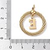 304 Stainless Steel Pendants STAS-D154-01E-G-3