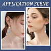 304 Stainless Steel Leverback Earring Findings STAS-SP0001-05B-5