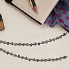 S-shaped Glass Rhinestone and Iron Cup Chains DIY-WH20032-25B-01-6