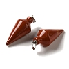 Natural Red Jasper Pendants G-Z055-02P-06-2