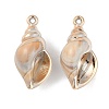 Plating Acrylic Pendants OACR-F012-06G-1