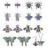 CHGCRAFT 14Pcs 7 Style Plated Alloy Pendants FIND-CA0005-70-1