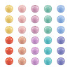 100Pcs 10 Colors Food Grade Eco-Friendly Silicone Beads SIL-TA0001-28-2