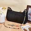 2Pcs Alloy & Acrylic & Glass Keychain KEYC-NB00283-4