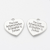 Tibetan Style Alloy Quote Pendants LS-X-TIBE-Q085-04AS-LF-1