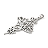 304 Stainless Steel Pendants STAS-M067-01P-2