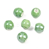 Glazed Porcelain Round Beads X-PORC-S489-8mm-09-4