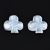 Spray Painted Transparent Resin Cabochons CRES-S302-61A-2