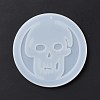 DIY Skull Pendant Silicone Molds DIY-E049-03-3