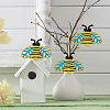 40Pcs Moth Unfinished Blank Wooden Pendants Set for Painting Arts AJEW-FH0006-65-6