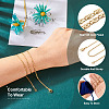 Brass Lumachina Chain Necklace for Women NJEW-TA0001-15-6