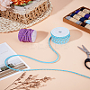 2 Rolls 2 Colors Faux Suede Cord LW-LP0001-08A-1