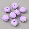 Rondelle Food Grade Eco-Friendly Silicone Beads SIL-TAC0010-04E-1