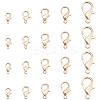 100Pcs 5 Styles Zinc Alloy Lobster Claw Clasps FIND-YW0006-18RG-1