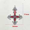 Alloy Enamel Big Pendants PW-WGEF157-01-3
